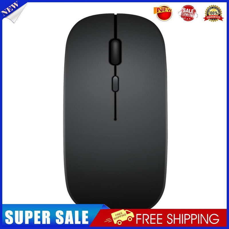 Dual Mode 2.4GHz Wireless + Bluetooth-compatible Mouse Rechargeable PC Mice