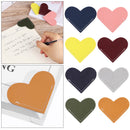Bookworm Book Marker Heart Bookmark 8 Pieces Leather Leather Reading