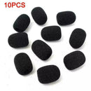 10pcs Soft Elastic Sponge Microphone Head Cover For Headset R2D2 V7I8 T4V0