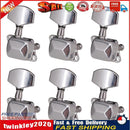 6pcs String Tuning Pegs Semiclosed Machine Heads for Folk Guitar (Right) Newly