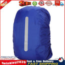 Reflective Waterproof Bag Rain Cover Outdoor Safety Covers (Blue 60L) Newly