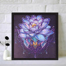 5D Diy Diamond Painting lotus Special-shape Partial Drill Art Newly
