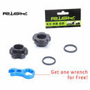 Bike with Install Wrench Tire Valve Cap Presta Valve Nut Tires Nozzle Lock