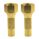 2pcs Heavy Duty Screw-On Tire Pump Air Chuck Vehicle Inflator Gauge Accesso