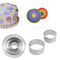 6pcs Stainless Steel Round Sugar Cutting Die Fondant Cake Mold Decor Tool
