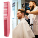 Thickening Haircut Comb Home Salon Fine Tooth Hair Bangs Comb (Red S)