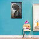 DIY Diamond Painting Full Square Drill Dark Girl and Cat Wall Decor Rhinestone