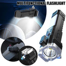 Super Bright LED Torch With Safety Hammer Magnet Side Light Camping Flashlight`