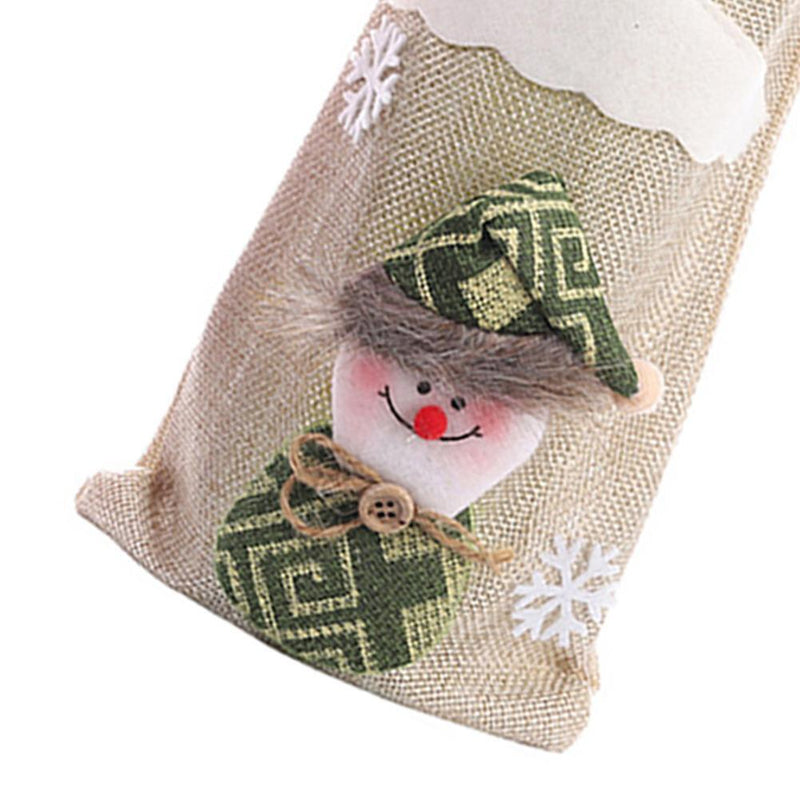 Christmas Cartoon Wine Bottle Cover Champagne Bag Family Holiday Party Supplies