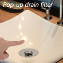 Universal Drain Filter 1.1 - 1.34 inch Push Drain Plug Strainer Kit (One) Newly