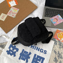 Women Mini Backpack Corduroy Student Girls Small Bookbags Retro Travel Rucksacks