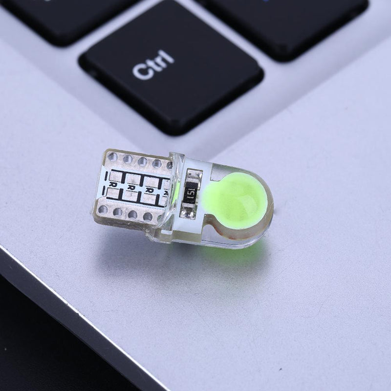 10pcs Lamps 12V T10 W5W Bulb LED Lamp COB Silicone Shell Car Turn Side for U