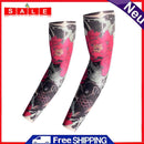 UV Protection Arm Sleeves Printing Ice Silk Cooling Arm Cover for Cycling Sports