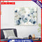 Ink Ginkgo Oil Painting by Number Kit DIY Acrylic Painting on Canvas Rimless