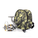 Digital Camo Portable Fishing Reel Bag Protective Case Bag Fishing Accessories