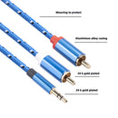 RCA Cable HiFi 3.5mm to 2RCA Audio Cord for Amplifiers Home Theater (1.8m) Newly