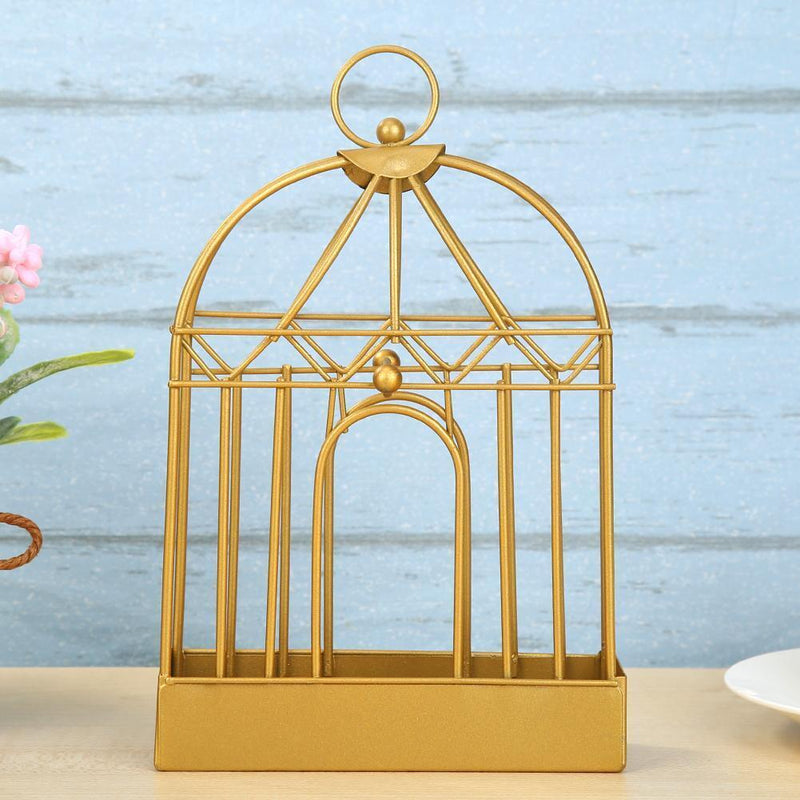 Retro Old Wrought-iron Golden Mosquito Coil Frame Portable Summer Home Decor