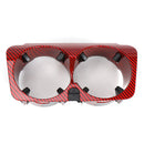 Car Center Console Water Cup Holder for Mercedes W205 (Red Carbon Fibre) Newly