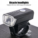 MTB Bike USB Rechargeable Headlight Taillight Set Bicycle Lights (2255+918)