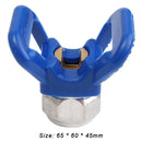 High Pressure Airless Paint Spray Gun Flat Tip Nozzle for Sprayer (Blue) Newly