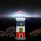 LED Lighthouse Solar Light Garden Outdoor Rotating Beacon Tower Lamp (B) Newly