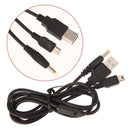 1.2m 2in 1 Game Console USB Data Cable Sync Transmit Power Charging Cable Cha