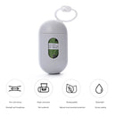 Pet Waste Bag Garbage Dispenser Carrier Case Cat Dogs Poop Holder (Grey)