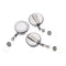 Stationery Metal Anti-Lost Clip Lanyards Badge Holder Key Ring Retractable