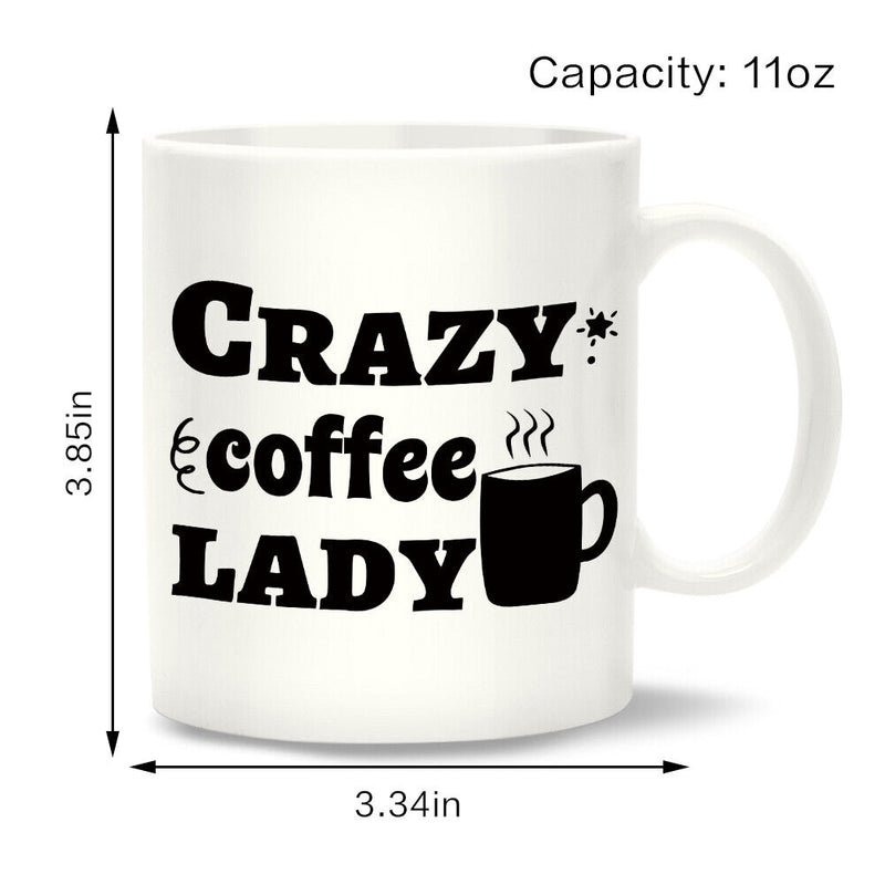 Print Ceramics Coffee Mug with Handle Creative Drinkware Coffee Tea Cups