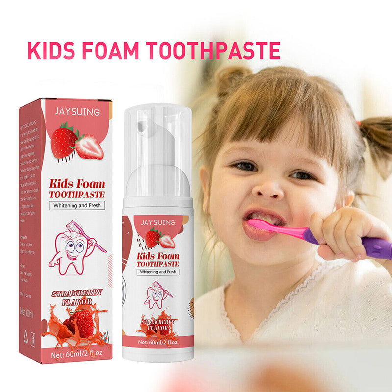 Foam Toothpaste Oral Cleaning Whitening Dental Care Fruit Flavor for Teeth Ca