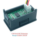 Mini LED Display 4 Bits 0-100V Voltmeter Panel Volt Voltage Meter (0.36inch