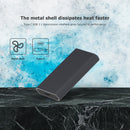 Blueendless M3T USB 3.1to MSATA SSD Box Type-C Adapter Solid State Drive Case