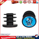 2pcs Mountain Road Folding Bike Handlebar End Stoppers Grips Plugs (Blue) Newly