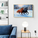 5D DIY Full Square Drill Diamond Painting Horse Cross Stitch Mosaic Picture Kits