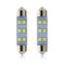 White 2835 6SMD 44MM Festoon Light C5W Car LED Reading Bulbs Dome Lamp For 4Pcs