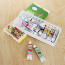Tubes Oil Painting Watercolor paints Set Draw Pigment with Brush Acrylic