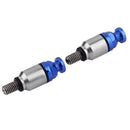 1 Pair M5x0.8mm Fork Air Bleeder Valves for Motocross Dirt Bike (Blue) Newly