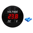 D3 LED Display Digital Panel Voltmeter Voltage Meter for 12-24V Car Motorcy
