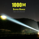 Torch USB Rechargeable Powerful Flashlight Portable Searchlight Long Shots Lamp