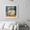 Oil Paint by Numbers Cake Canvas Artwork Living Room Picture Art Decoration Kit