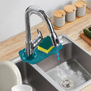 #A Silicone Drain Pad Double-sided Faucet Splash Catcher Bathroom Kitchen Gadget