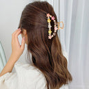 Claws Metal Hair Clip Hair Crab Clamp large grip clip Claws Flowers Rhinestones