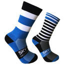 Unisex Running Stripe Long Socks Women Men Sport Soccer Cycling Breathable Socks