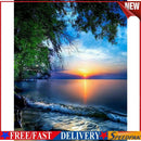 5D DIY Full Drill Diamond Painting Sunrise Cross Stitch Embroidery Ornament