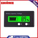 Battery Monitor 6-63V DC Lead Acid Lithium Ion Battery Power Indicator Voltmeter