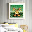 Full Drill Diamond Painting DIY Happy Frog Rhinestone Picture for Wall Decor