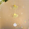 #A Crystal Wind Chime Prism Lotus Ginkgo Four Leaves Dream Catchers Curtain Deco