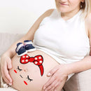 Cute Paper Viscid Stickers For Pregnant Women Put Up Photography Belly Y7G6 J7U5