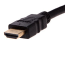 Male Black HDMI-compatible To Double HDMI-compatible Female Adapter Connect