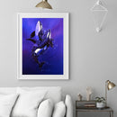 Killer Whale Oil Paint By Numbers Kit DIY Acrylic Painting on Canvas (B1477)